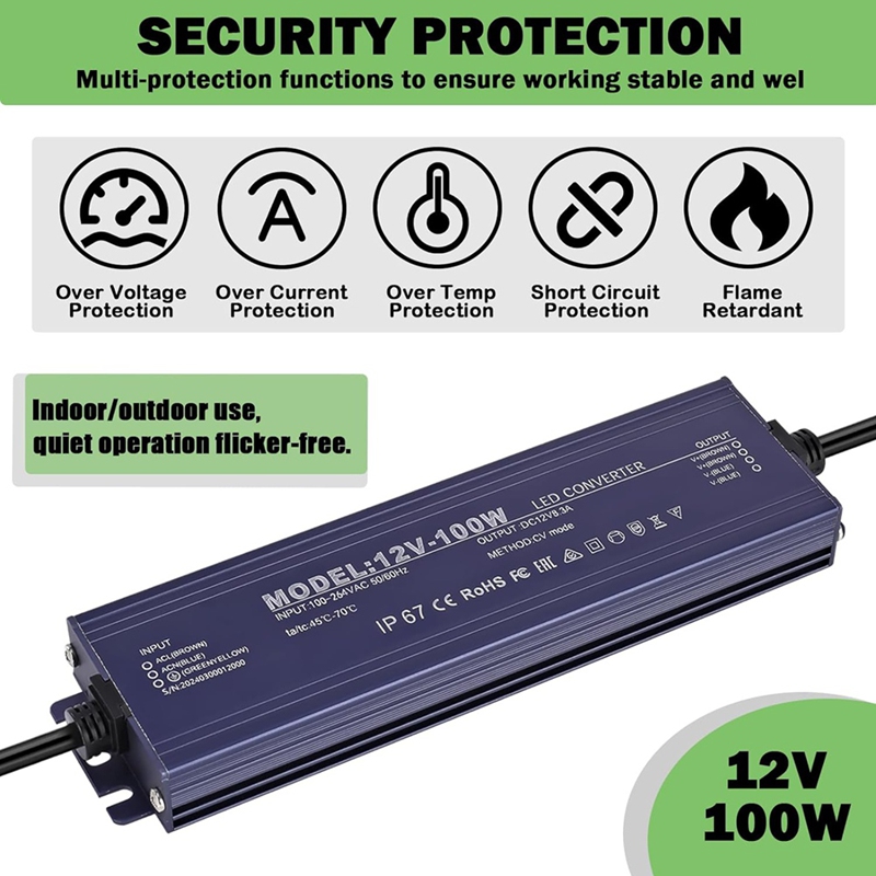 ● 12-вольтовый светодиодный др – обзор и цена Dc Power Supply 12V