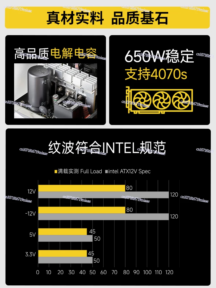 Блок питания 650 Вт, бесшумный – обзор и цена Atx Power Supply