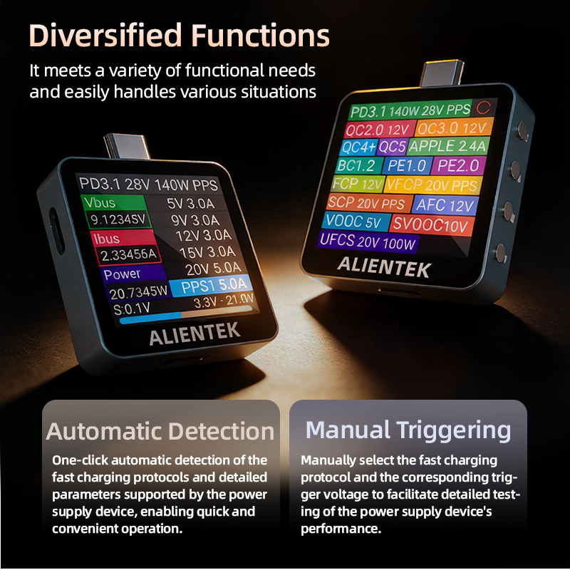 ALIENTEK C2 Тестер USB Type-C  – обзор и цена Power Supply Tester