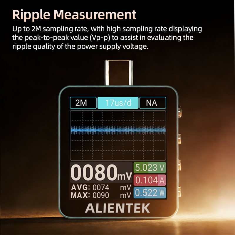 ALIENTEK C2 Тестер USB Type-C  – обзор и цена Power Supply Tester