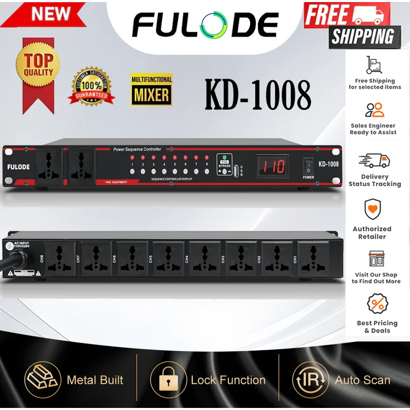 10-канальный мощный секвенсор- – обзор и цена Power Supply