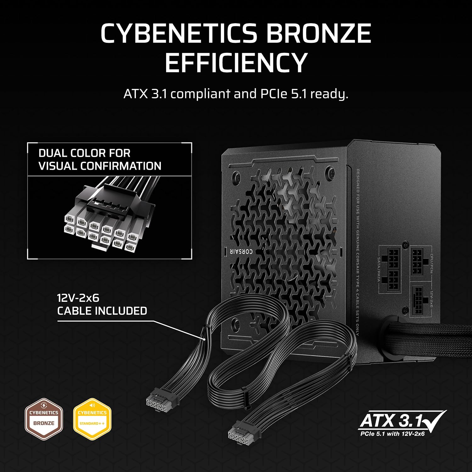 CX650M (2025) Полумодульный бл – обзор и цена Power Supply 650W