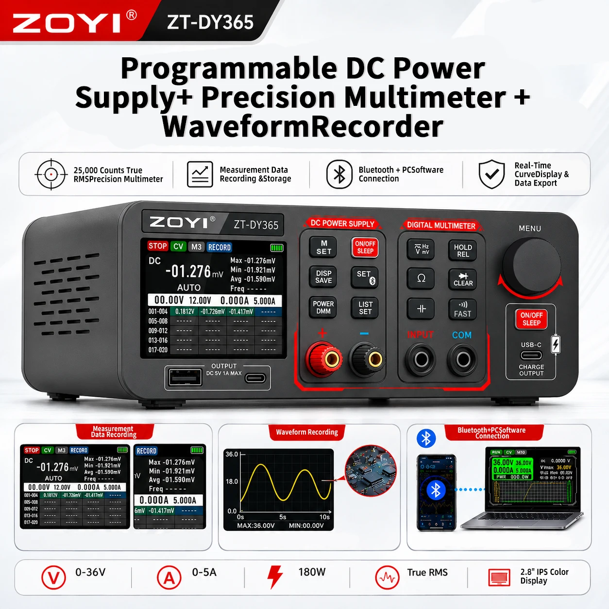 ZOYI DY365 2-в-1: цифровой мул – обзор и цена Pc Power Supply