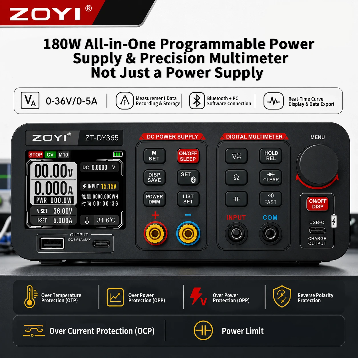 ZOYI DY365 2-в-1: цифровой мул – обзор и цена Pc Power Supply